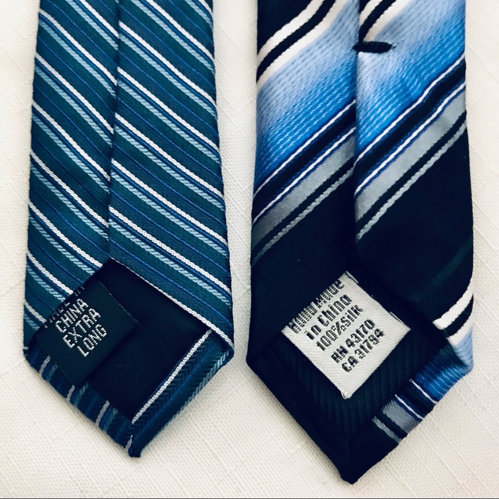 Calvin Klein~G.Beene / 2 Ex~Long Neck Ties / Host Pick - Picture 3 of 8